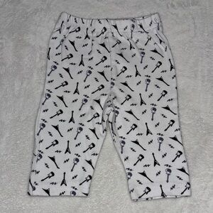 (3 for $10)My Baby Pants with Guitar Print